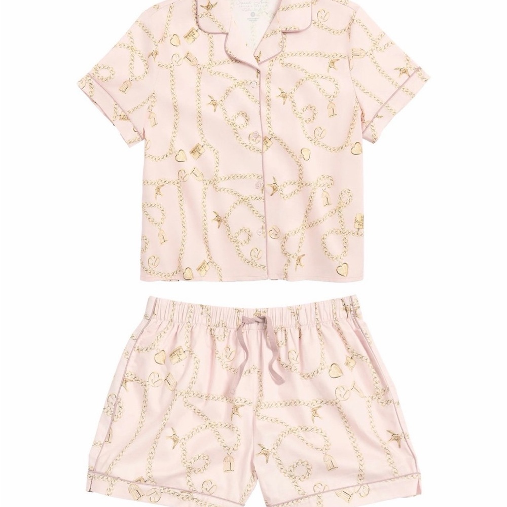 Taylor Swift Speak Now Pink and Gold Pajama Set